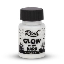 Rich - Rich Karanlıkta Parlayan Boya Glow In The Dark 50ml 3002/3431 Natural Turkuaz