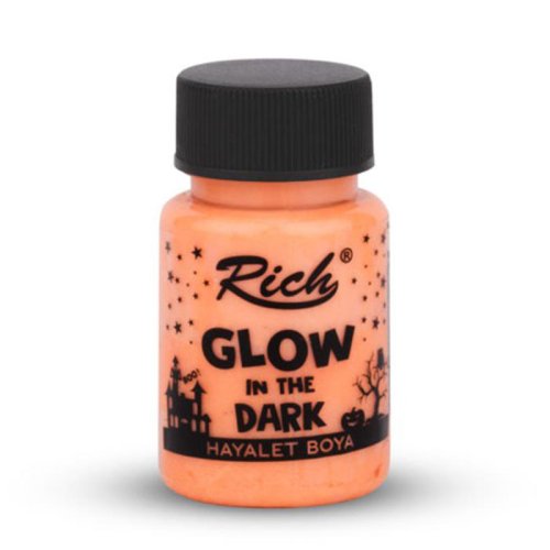 Rich Karanlıkta Parlayan Boya Glow In The Dark 50ml 3006/3433 Turuncu - 3006/3433 Turuncu