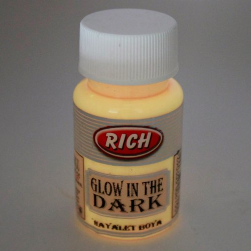 Rich Karanlıkta Parlayan Boya Glow In The Dark 50ml 3006 Turuncu - Turuncu