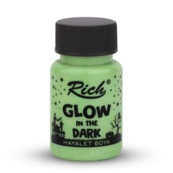 Rich - Rich Karanlıkta Parlayan Boya Glow In The Dark 50ml 3004/3432 Yeşil