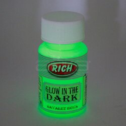 Rich - Rich Karanlıkta Parlayan Boya Glow In The Dark 50ml 3004 Yeşil