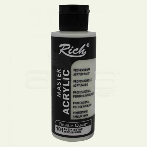 Rich Master Akrilik Boya 120ml 101 Antik Beyaz - 101 Antik Beyaz