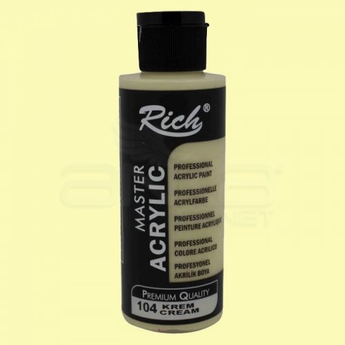 Rich Master Akrilik Boya 120ml 104 Krem - 104 Krem