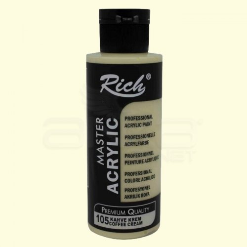 Rich Master Akrilik Boya 120ml 105 Coffe Cream - 105 Coffe Cream