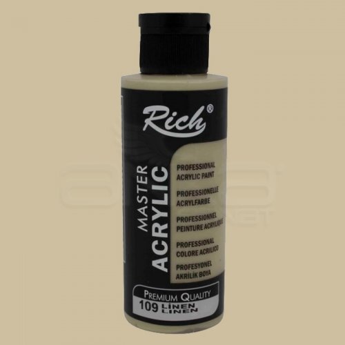 Rich Master Akrilik Boya 120ml 109 Linen - 109 Linen