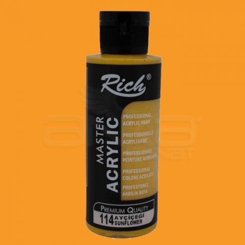 Rich Master Akrilik Boya 120ml 114 Ayçiçeği - 114 Ayçiçeği