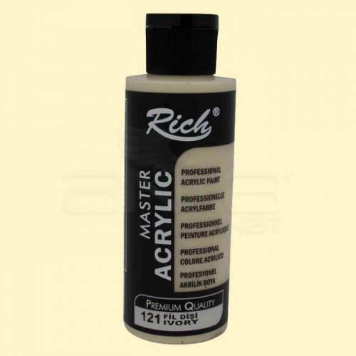 Rich Master Akrilik Boya 120ml 121 Fildişi - 121 Fildişi