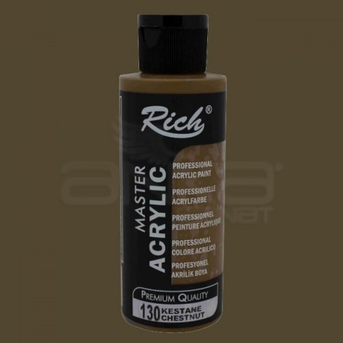 Rich Master Akrilik Boya 120ml 130 Kestane - 130 Kestane