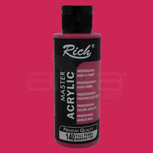 Rich Master Akrilik Boya 120ml 140 Yalı Pembe - 140 Yalı Pembe