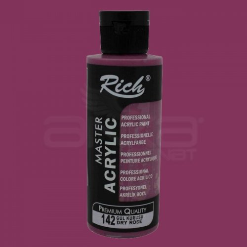 Rich Master Akrilik Boya 120ml 142 Gül Kurusu - 142 Gül Kurusu