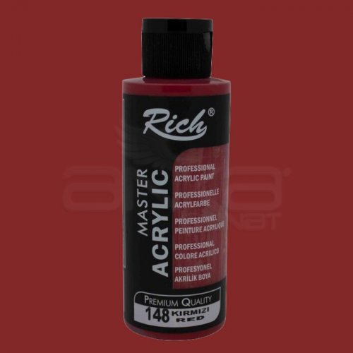 Rich Master Akrilik Boya 120ml 148 Kırmızı - 148 Kırmızı