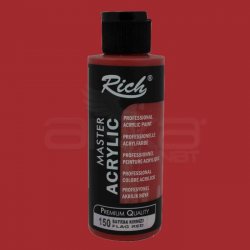 Rich - Rich Master Akrilik Boya 120ml 150 Bayrak Kırmızı