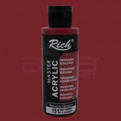 Rich - Rich Master Akrilik Boya 120ml 151 Kan Kırmızı