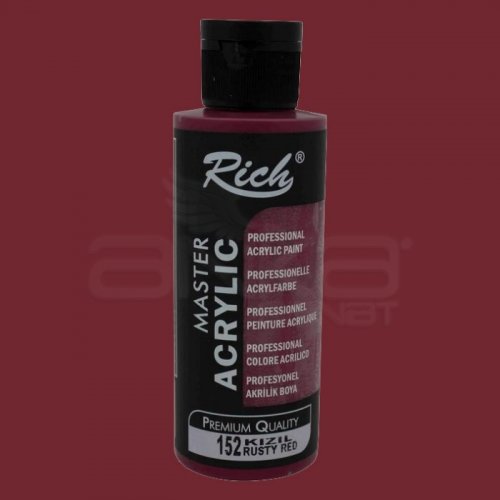 Rich Master Akrilik Boya 120ml 152 Kızıl - 152 Kızıl