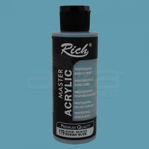 Rich Master Akrilik Boya 120ml 179 Ege Mavi - 179 Ege Mavi