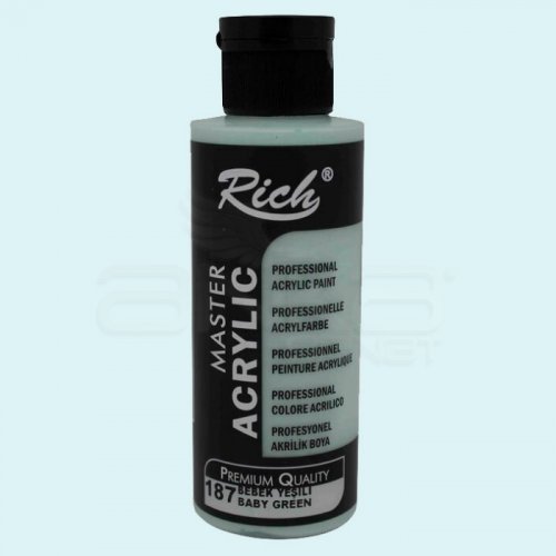 Rich Master Akrilik Boya 120ml 187 Bebek Yeşil - 187 Bebek Yeşil