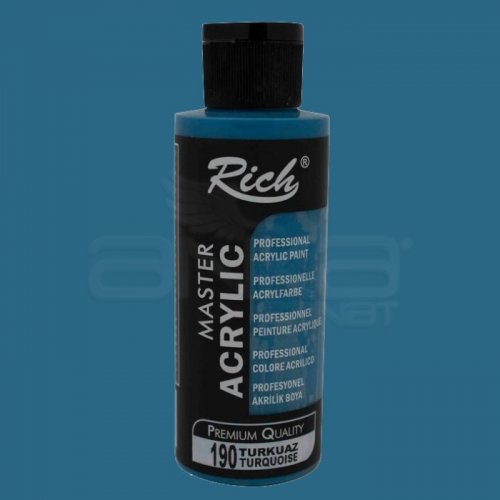 Rich Master Akrilik Boya 120ml 190 Turkuaz - 190 Turkuaz