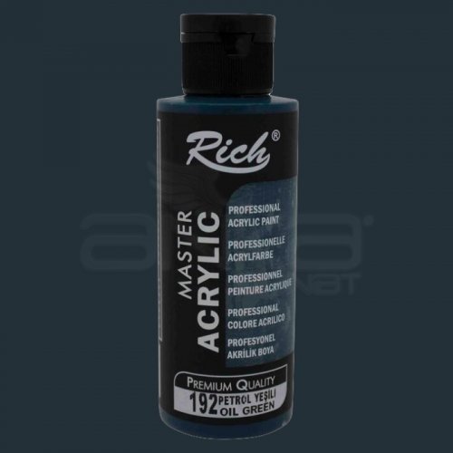 Rich Master Akrilik Boya 120ml 192 Petrol Yeşili - 192 Petrol Yeşili