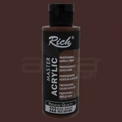 Rich - Rich Master Akrilik Boya 120ml 222 Kızıl Kahve