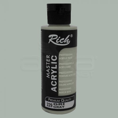 Rich Master Akrilik Boya 120ml 229 Gri - 229 Gri