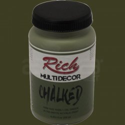 Rich - Rich Multi Decor Chalked Akrilik Boya 250ml 4568 Yağ Yeşili