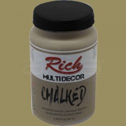Rich - Rich Multi Decor Chalked Akrilik Boya 250ml 4582 Antik Kahve