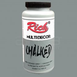 Rich - Rich Multi Decor Chalked Akrilik Boya 500ml 4602 Chıcago Grey (1)