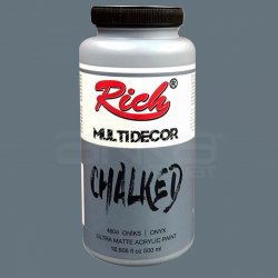 Rich - Rich Multi Decor Chalked Akrilik Boya 500ml 4604 Onıx (1)