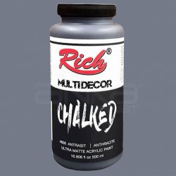 Rich - Rich Multi Decor Chalked Akrilik Boya 500ml 4606 Antrasit (1)