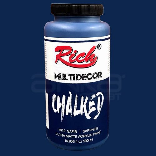 Rich Multi Decor Chalked Akrilik Boya 500ml 4612 Safir