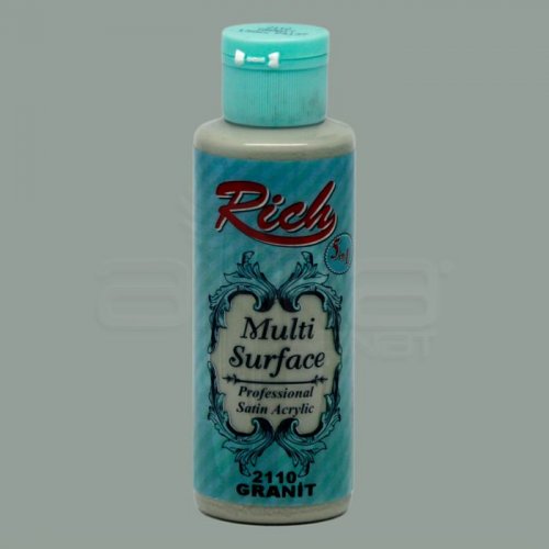 Rich Multi Surface Akrilik Boya 120ml 2110 Granit - 2110 Granit