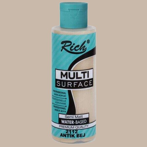 Rich Multi Surface Akrilik Boya 120ml 2112 Antik Bej - 2112 Antik Bej