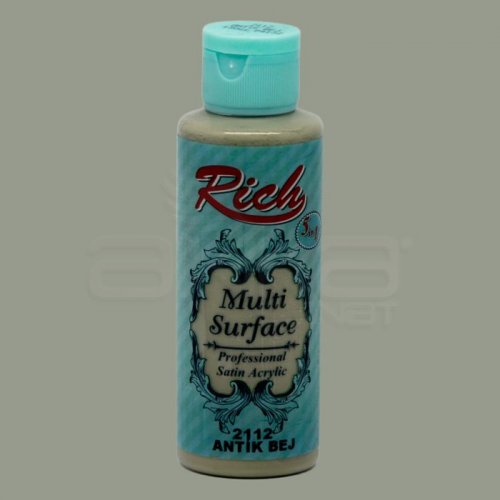 Rich Multi Surface Akrilik Boya 120ml 2112 Antik Bej - 2112 Antik Bej