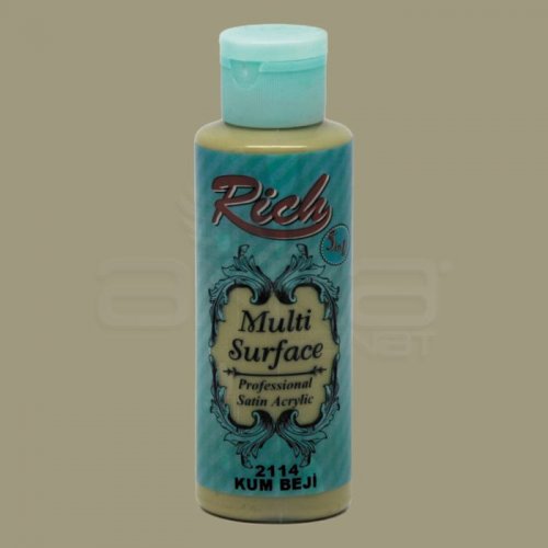 Rich Multi Surface Akrilik Boya 120ml 2114 Kum Beji - 2114 Kum Beji