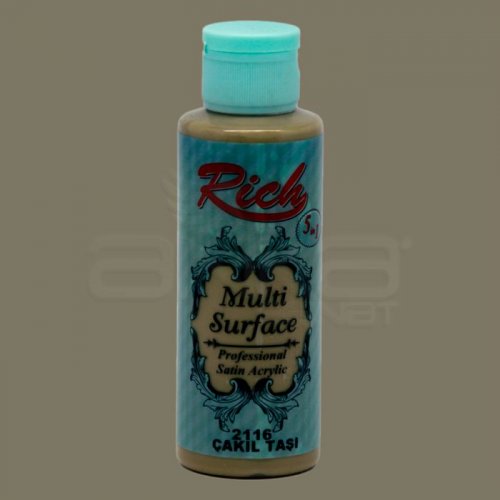 Rich Multi Surface Akrilik Boya 120ml 2116 Çakıl Taşı - 2116 Çakıl Taşı