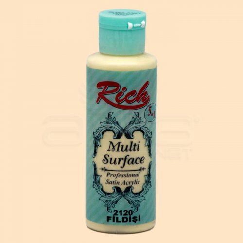 Rich Multi Surface Akrilik Boya 120ml 2120 Fildişi - 2120 Fildişi