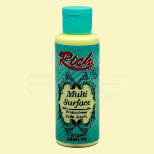 Rich Multi Surface Akrilik Boya 120ml 2124 Vanilya - 2124 Vanilya