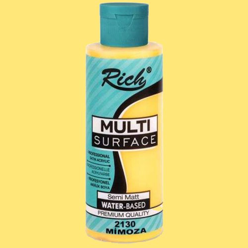 Rich Multi Surface Akrilik Boya 120ml 2130 Mimoza - 2130 Mimoza
