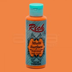 Rich - Rich Multi Surface Akrilik Boya 120ml 2134 Turunç