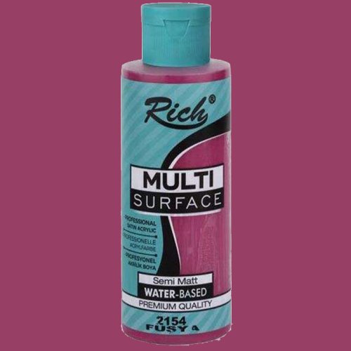 Rich Multi Surface Akrilik Boya 120ml 2154 Fuşya - 2154 Fuşya