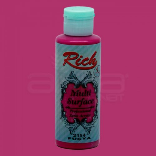 Rich Multi Surface Akrilik Boya 120ml 2154 Fuşya - 2154 Fuşya