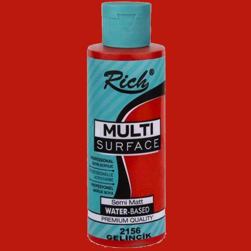 Rich Multi Surface Akrilik Boya 120ml 2156 Gelincik - 2156 Gelincik
