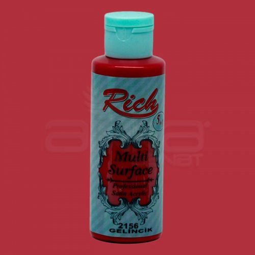 Rich Multi Surface Akrilik Boya 120ml 2156 Gelincik - 2156 Gelincik