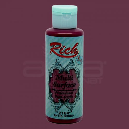 Rich Multi Surface Akrilik Boya 120ml 2164 Antik Bordo