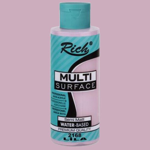 Rich Multi Surface Akrilik Boya 120ml 2168 Lila - 2168 Lila