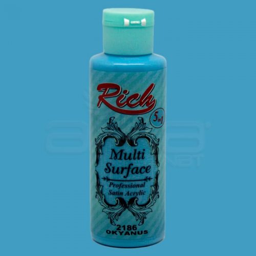 Rich Multi Surface Akrilik Boya 120ml 2186 Okyanus - 2186 Okyanus