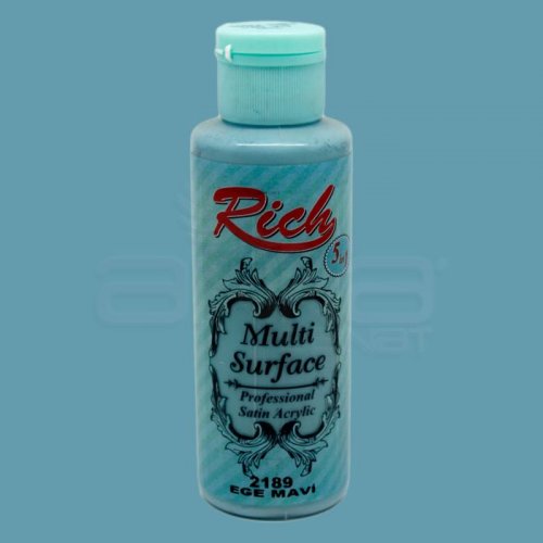 Rich Multi Surface Akrilik Boya 120ml 2189 Ege Mavi