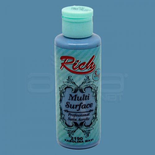 Rich Multi Surface Akrilik Boya 120ml 2190 Karolına Mavi