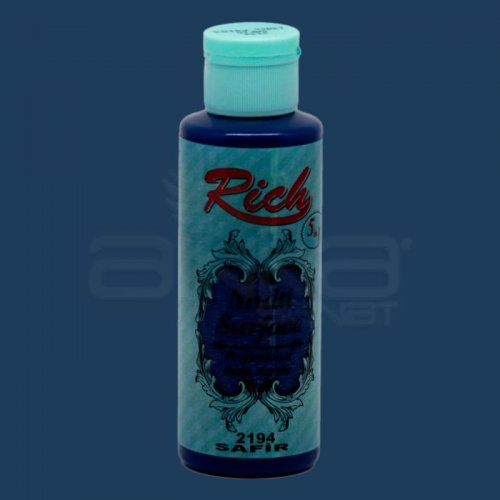 Rich Multi Surface Akrilik Boya 120ml 2194 Safir - 2194 Safir