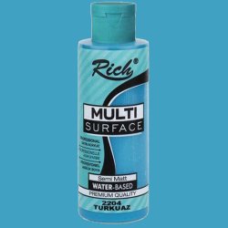 Rich - Rich Multi Surface Akrilik Boya 120ml 2204 Turkuaz